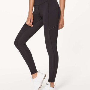 Lululemon 4 speed up tight black full length luxtreme